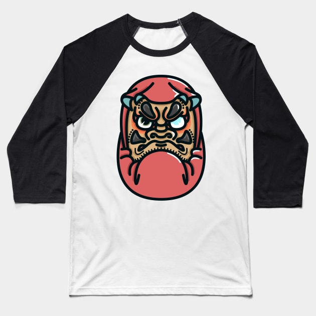 Daruma Baseball T-Shirt by Never Not Tired Club